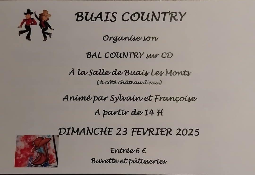 2025 02 23 affiche buais country dsylvain