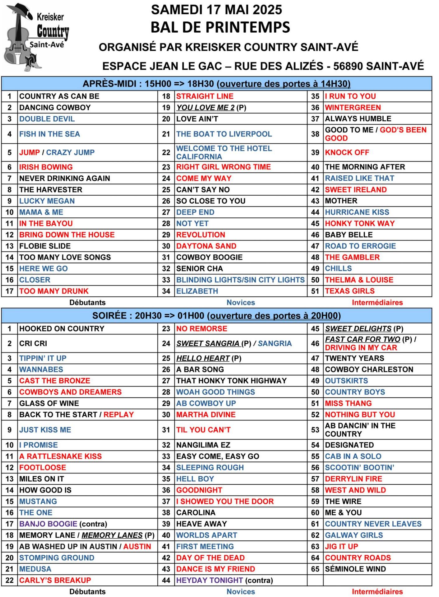 2025 05 17 playlist kreisker country