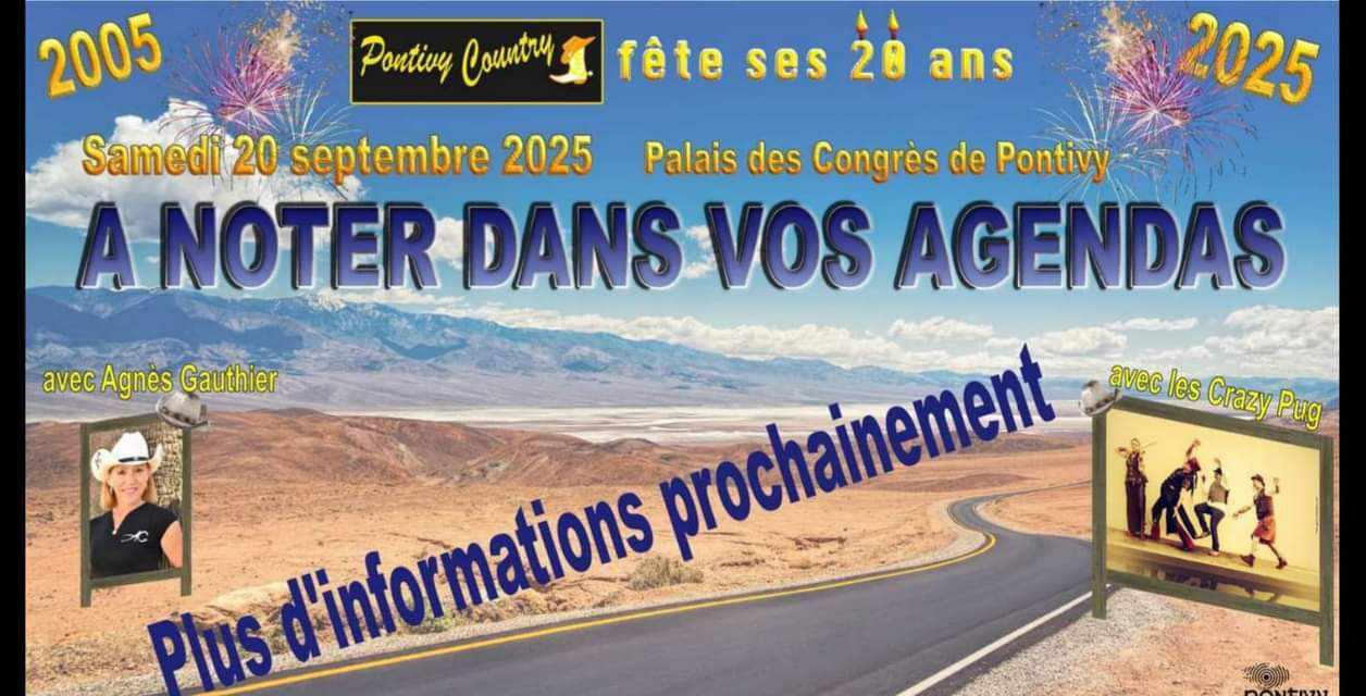 2025 09 20 affiche 20 ans pontivy country