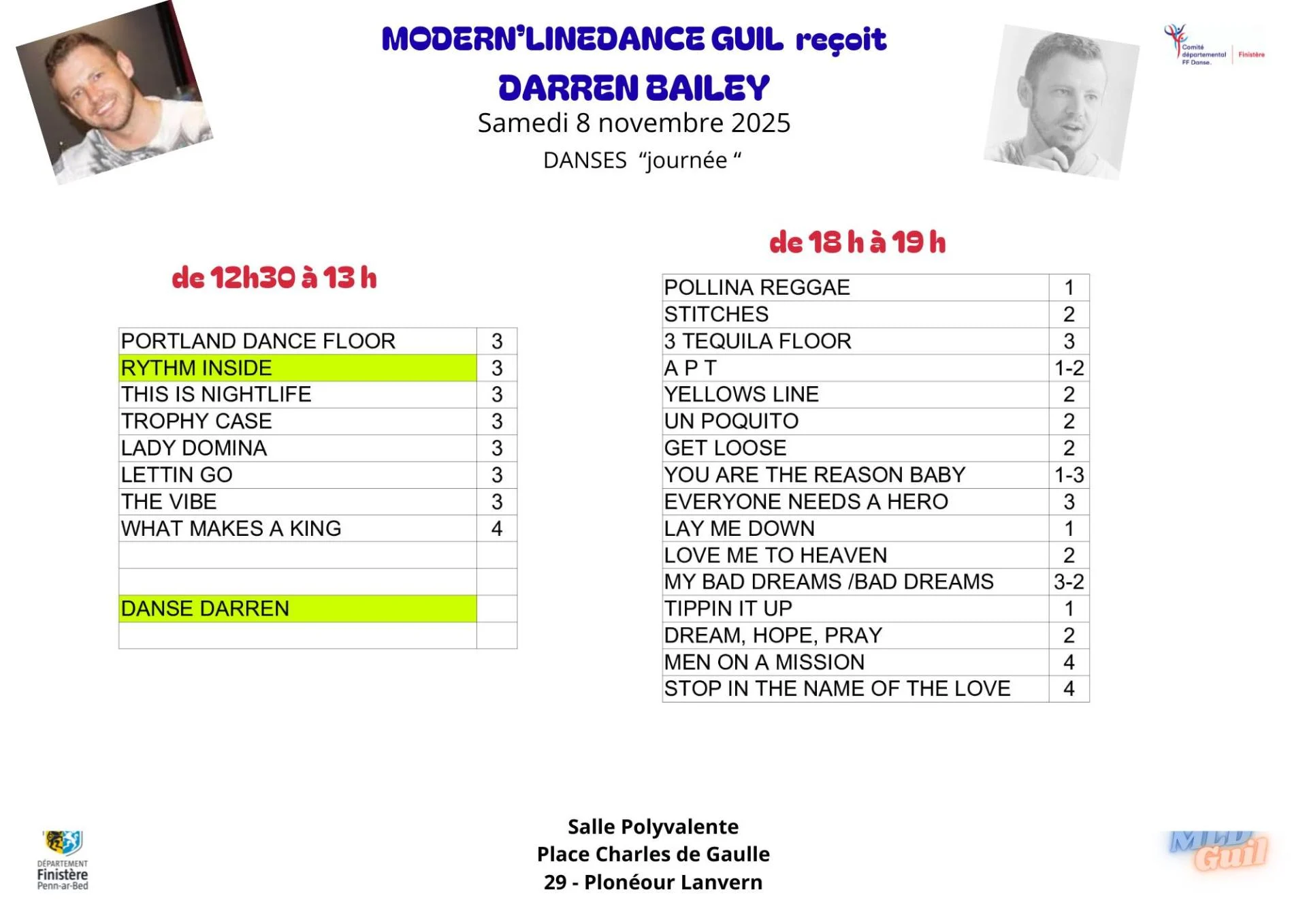 2025 11 08 modern line dance playlist aprem