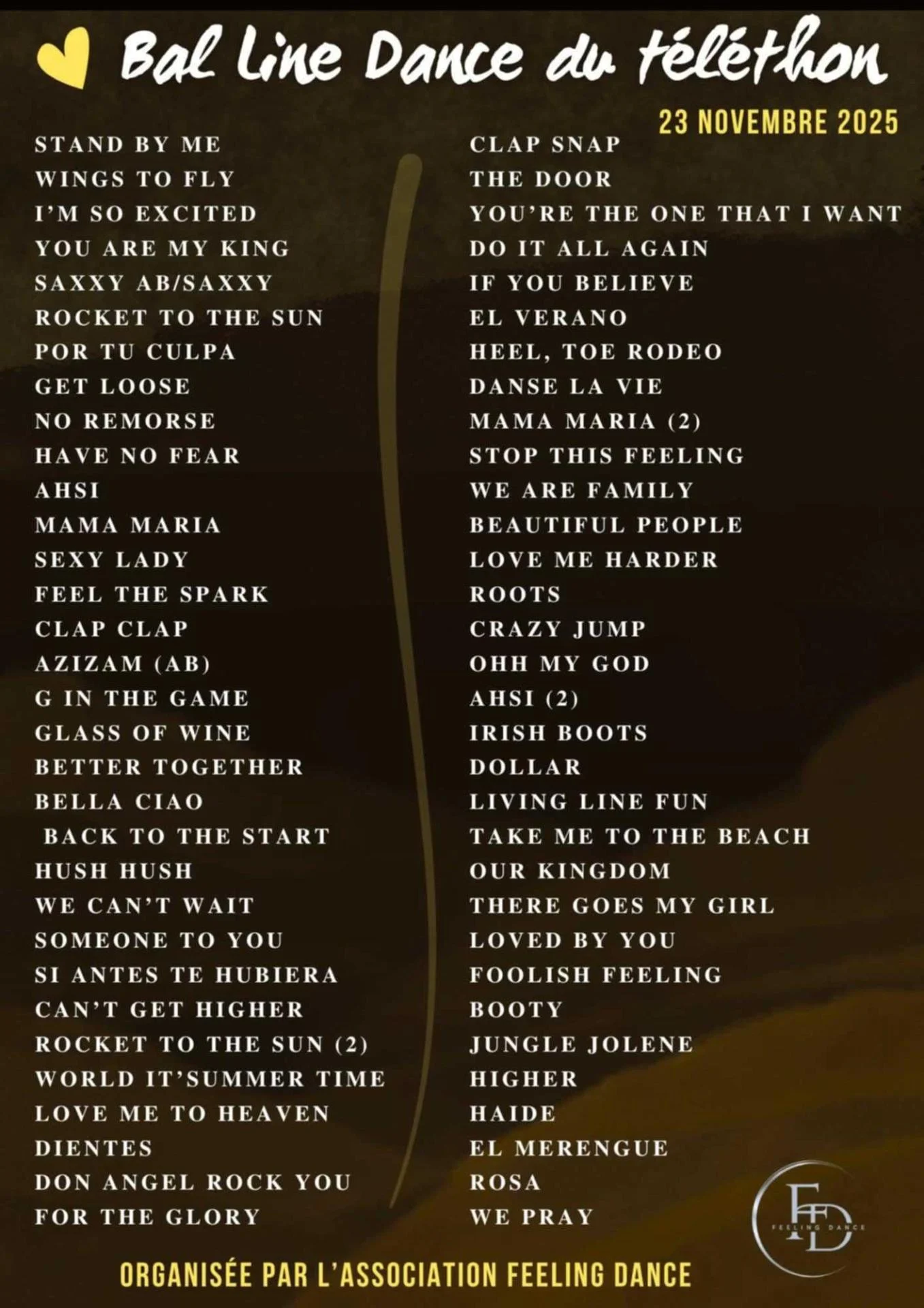 2025 11 playlist bal line dance feeling