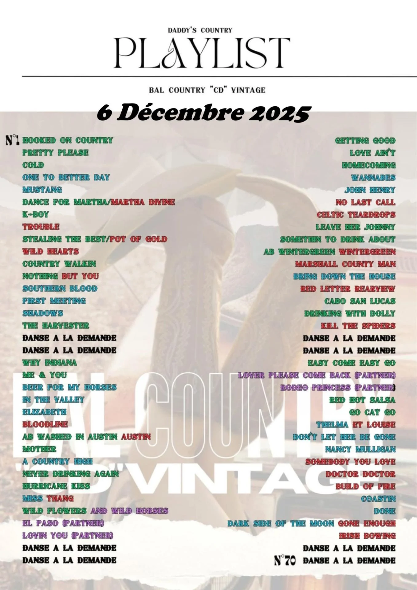 2025 12 06 playlist daddy s country