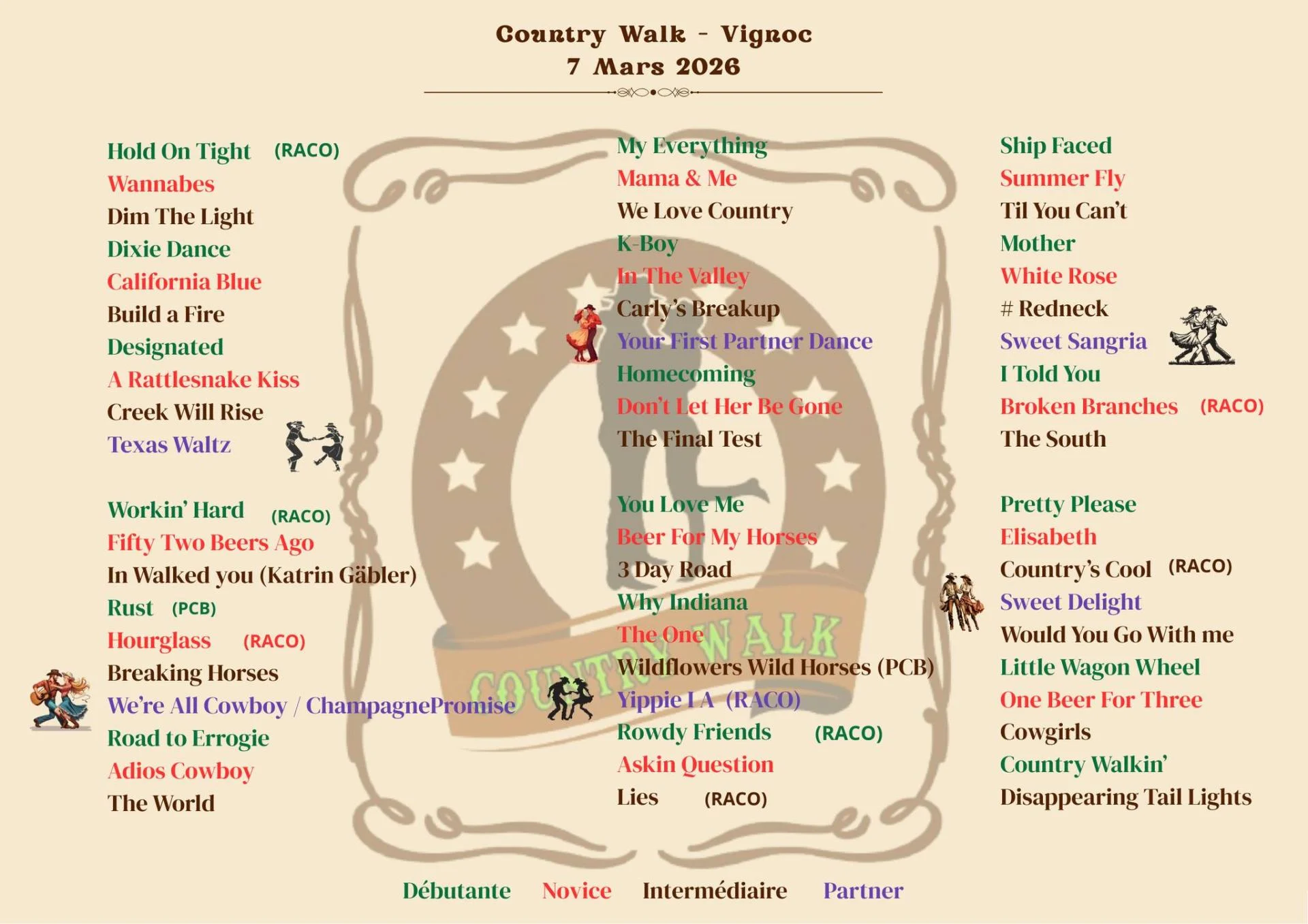 2026 03 07 playlist country walk